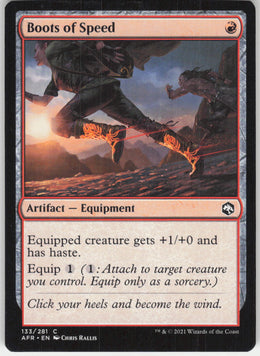 Boots of Speed #133/281 Non-Foil