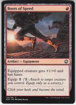 Boots of Speed #133/281 Non-Foil