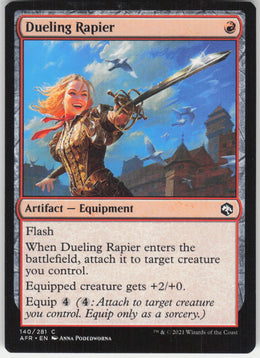 Dueling Rapier #140/281 Non-Foil