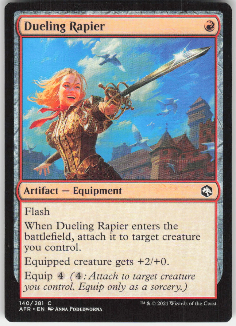 Dueling Rapier #140/281 Non-Foil