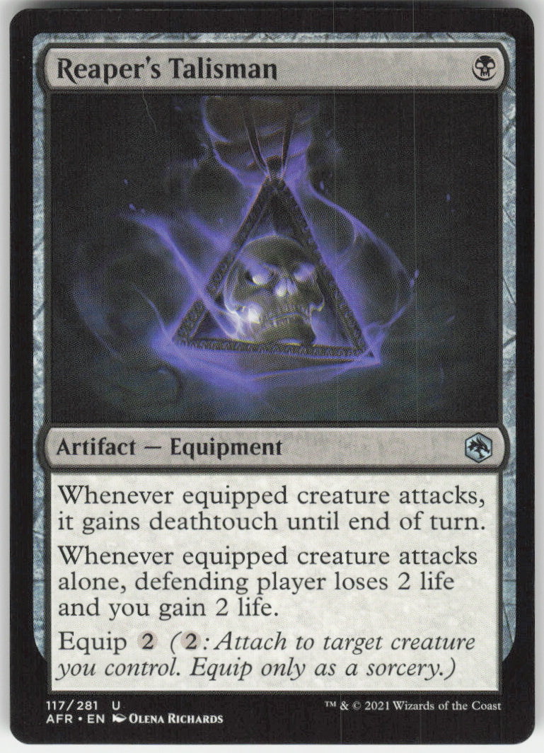 Reaper's Talisman #117/281 Non-Foil