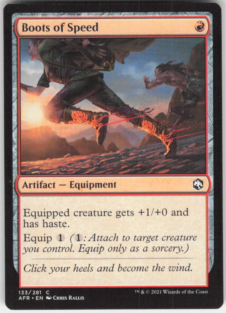 Boots of Speed #133/281 Non-Foil