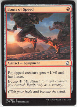 Boots of Speed #133/281 Non-Foil