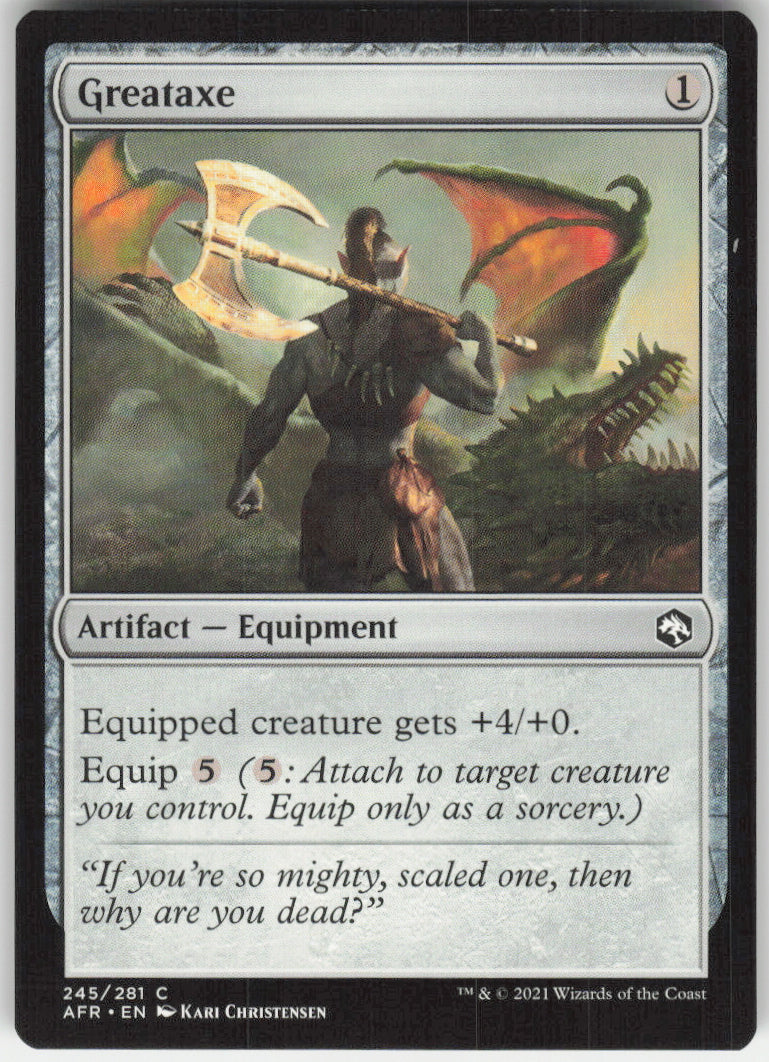 Greataxe #245/281 Non-Foil