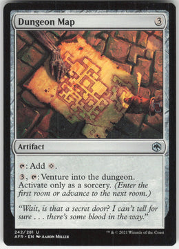 Dungeon Map #242/281 Non-Foil
