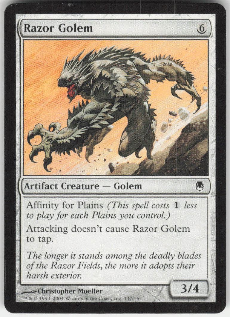Razor Golem #137/165 Non-Foil
