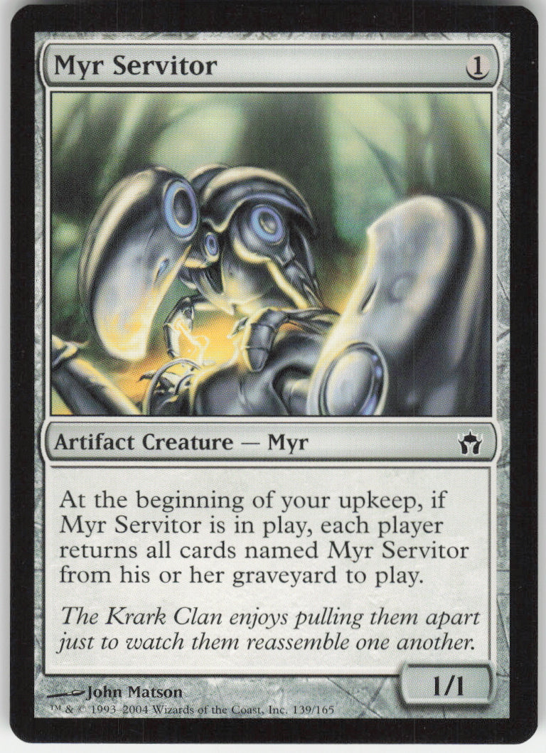 Myr Servitor #139/165 Non-Foil