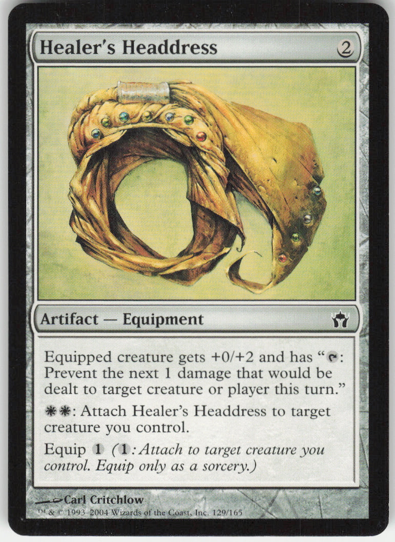 Healer's Headdress #129/165 Non-Foil