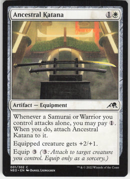 Ancestral Katana #1/302 Non-Foil
