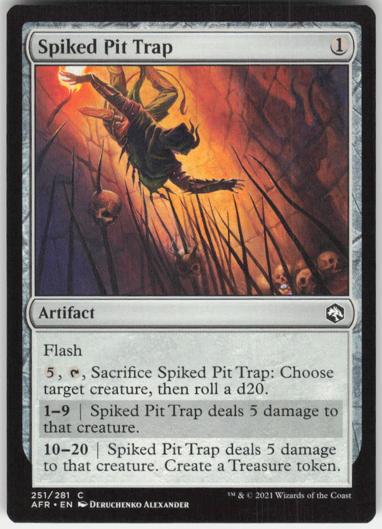 Spiked Pit Trap #251/281 Non-Foil