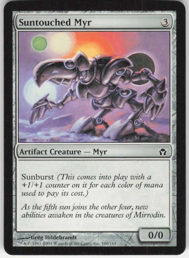 Suntouched Myr #160/165 Non-Foil
