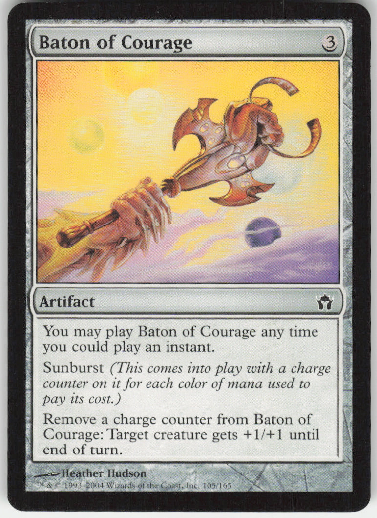 Baton of Courage #105/165 Non-Foil