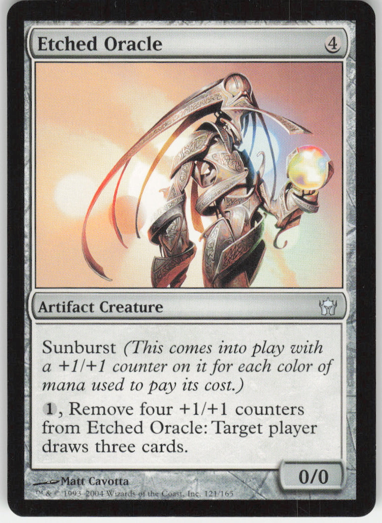 Etched Oracle #121/165 Non-Foil