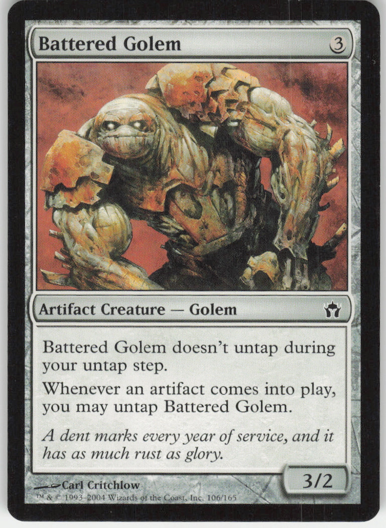 Battered Golem #106/165 Non-Foil