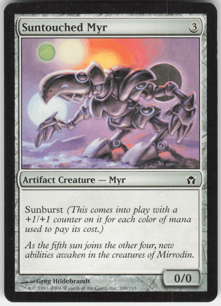 Suntouched Myr #160/165 Non-Foil
