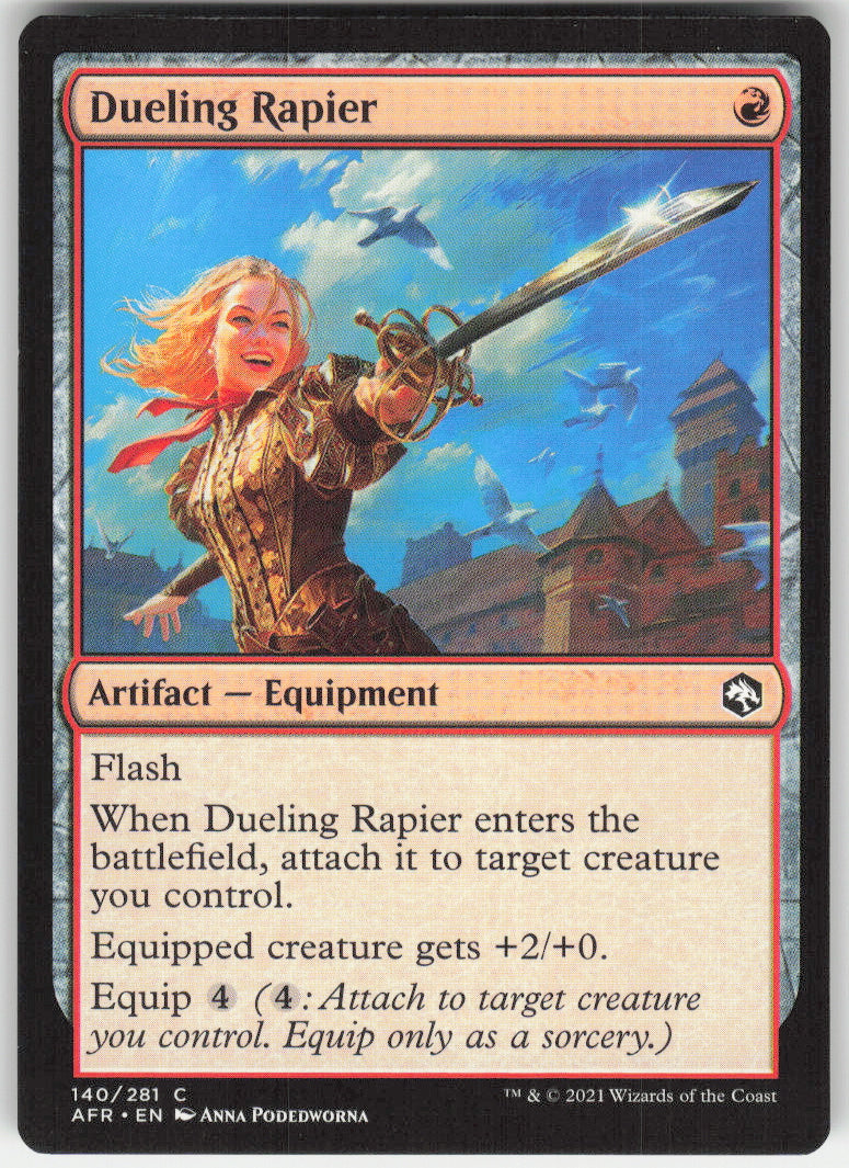 Dueling Rapier #140/281 Non-Foil