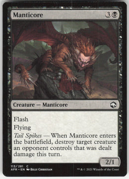 Manticore #113/281 Non-Foil
