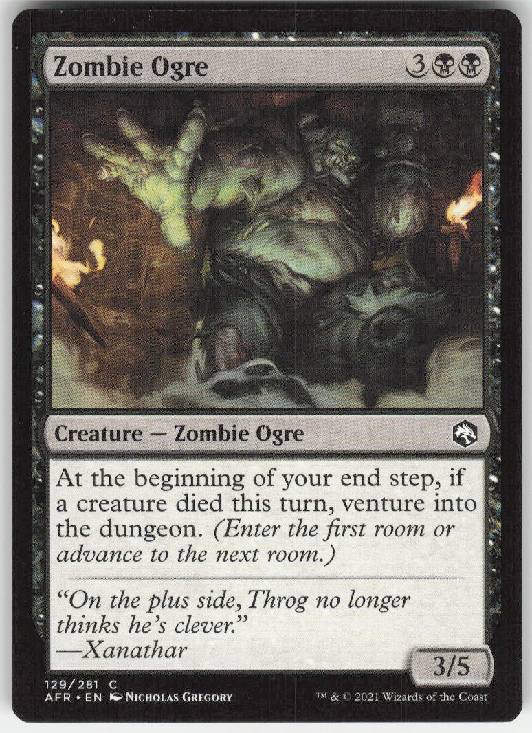 Zombie Ogre #129/281 Non-Foil
