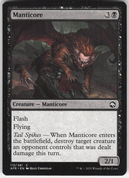 Manticore #113/281 Non-Foil