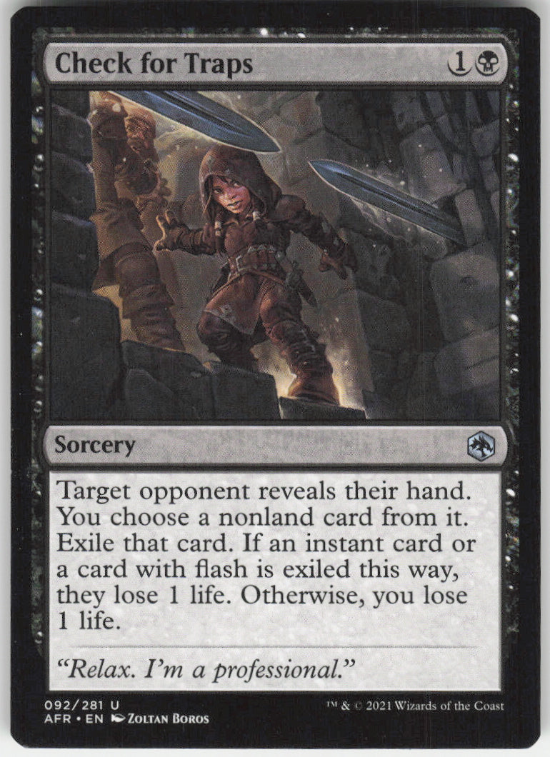 Check for Traps #92/281 Non-Foil
