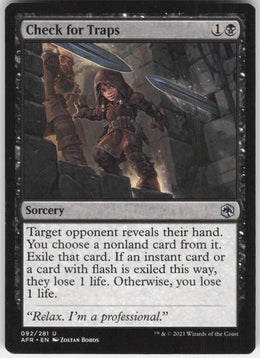 Check for Traps #92/281 Non-Foil