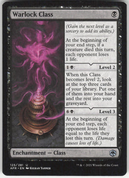 Warlock Class #125/281 Non-Foil