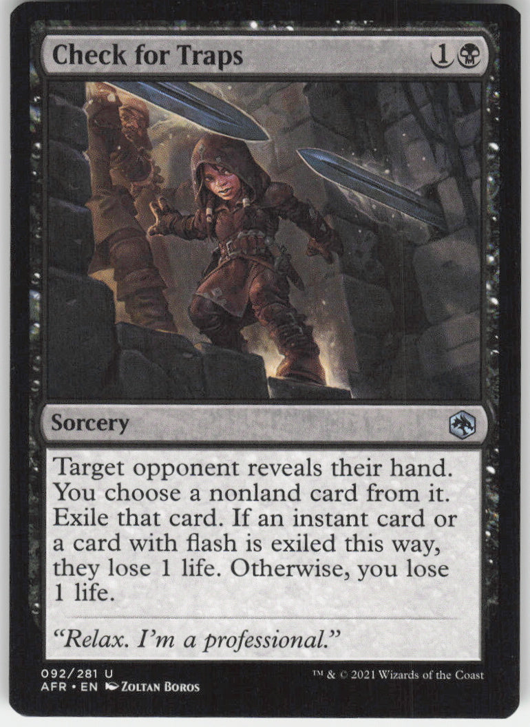 Check for Traps #92/281 Non-Foil