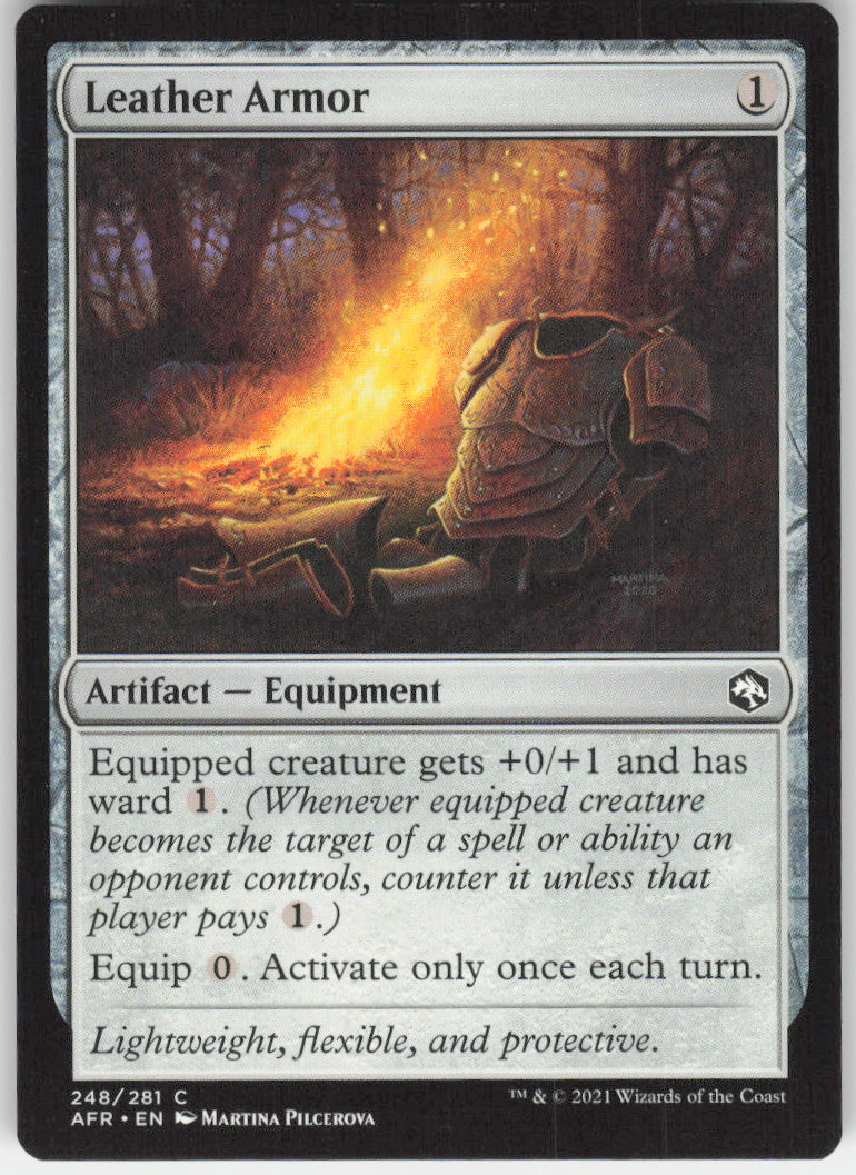 Leather Armor #248/281 Non-Foil