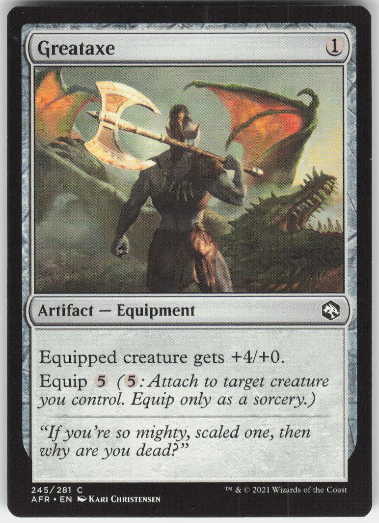 Greataxe #245/281 Non-Foil
