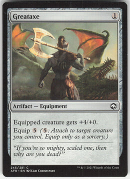 Greataxe #245/281 Non-Foil