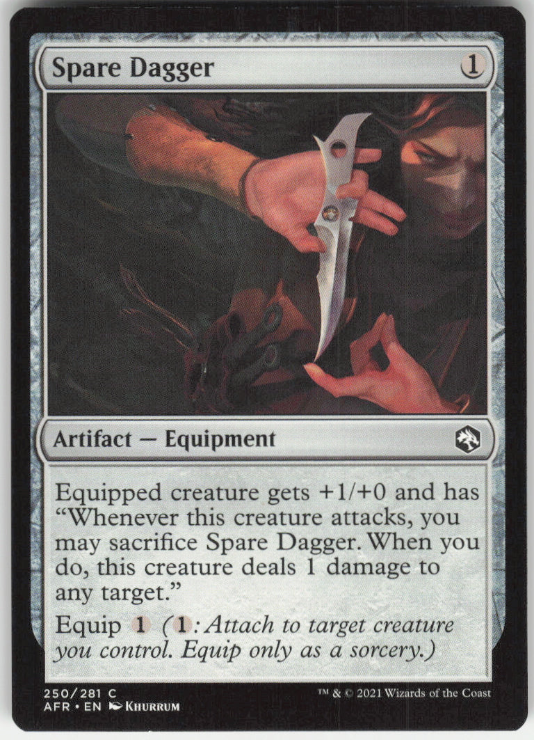 Spare Dagger #250/281 Non-Foil