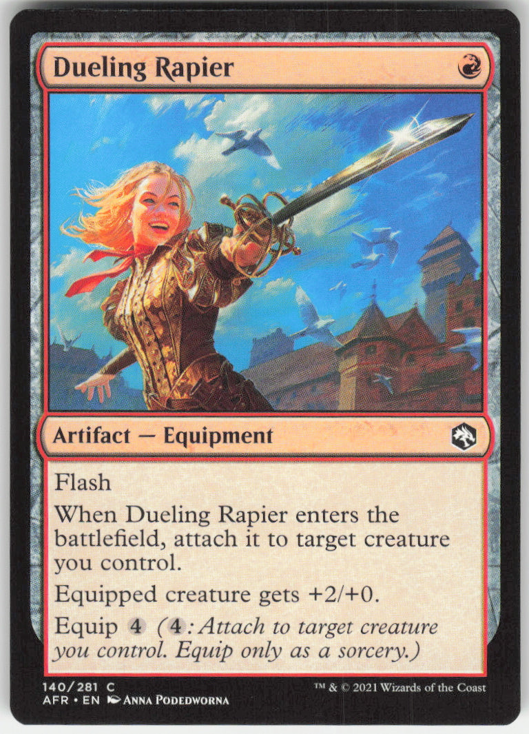 Dueling Rapier #140/281 Non-Foil