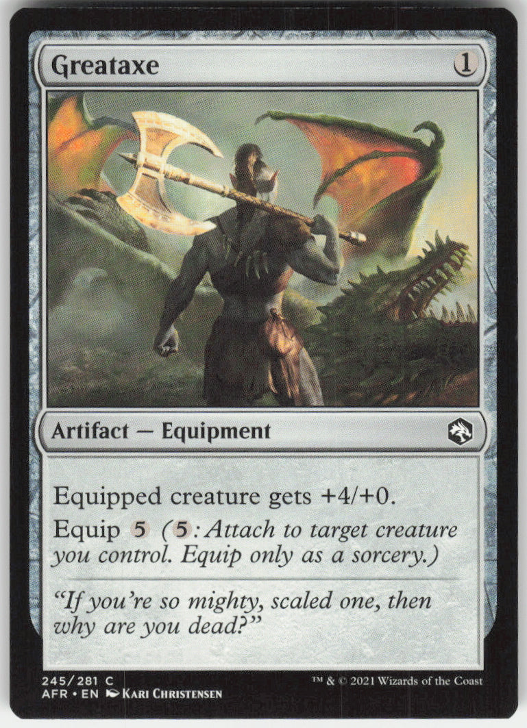 Greataxe #245/281 Non-Foil