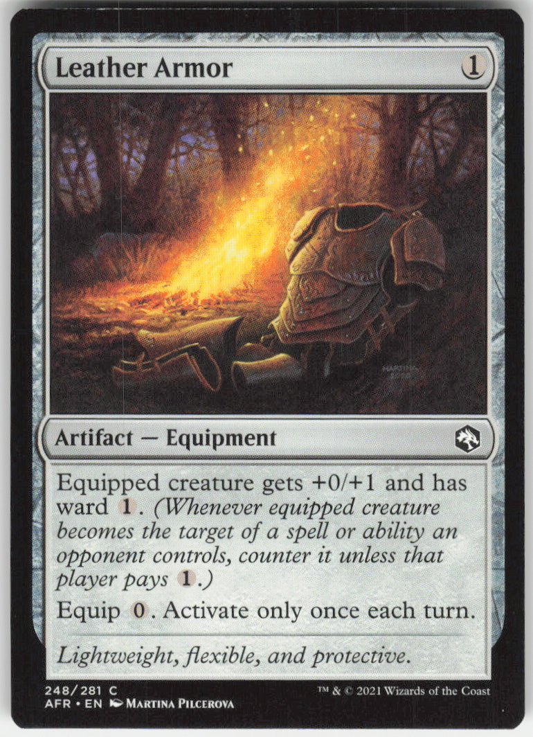 Leather Armor #248/281 Non-Foil