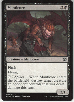 Manticore #113/281 Non-Foil