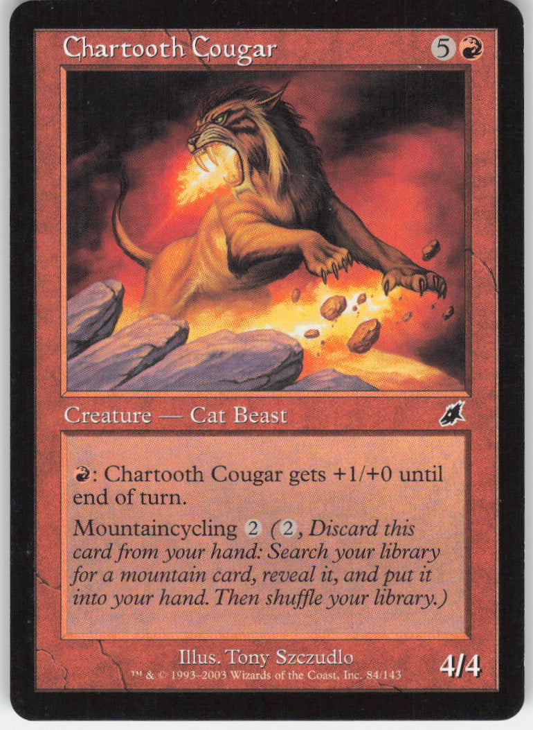 Chartooth Cougar #84/143 Non-Foil