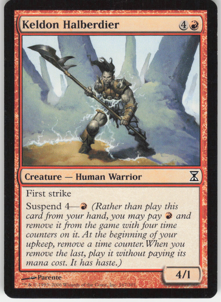 Keldon Halberdier #167/301 Non-Foil