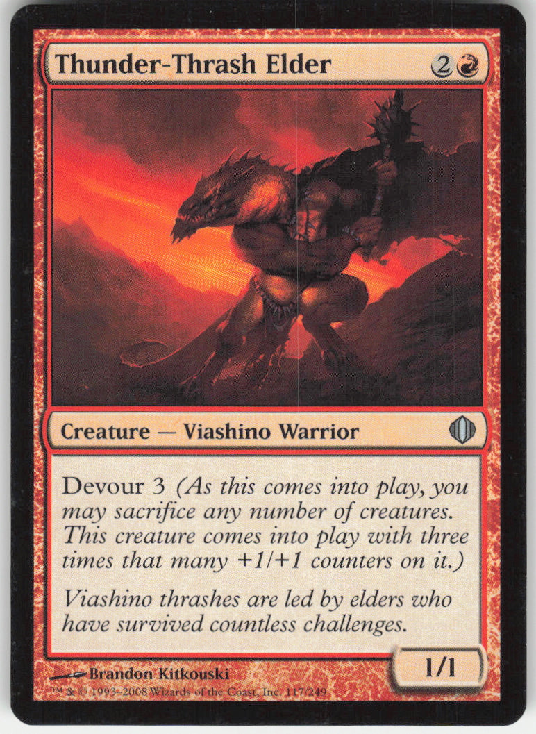 Thunder-Thrash Elder #117/249 Non-Foil