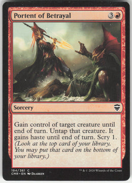 Portent of Betrayal #194/361 Non-Foil