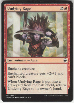 Undying Rage #205/361 Non-Foil