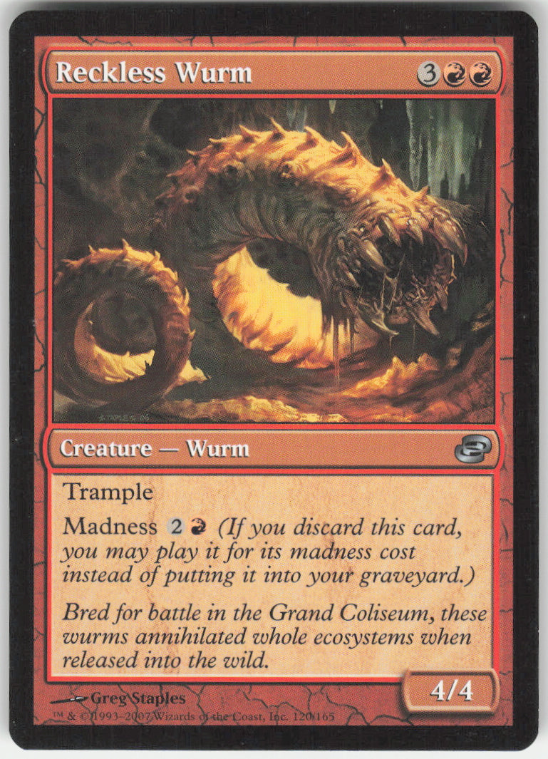 Reckless Wurm #120/165 Non-Foil
