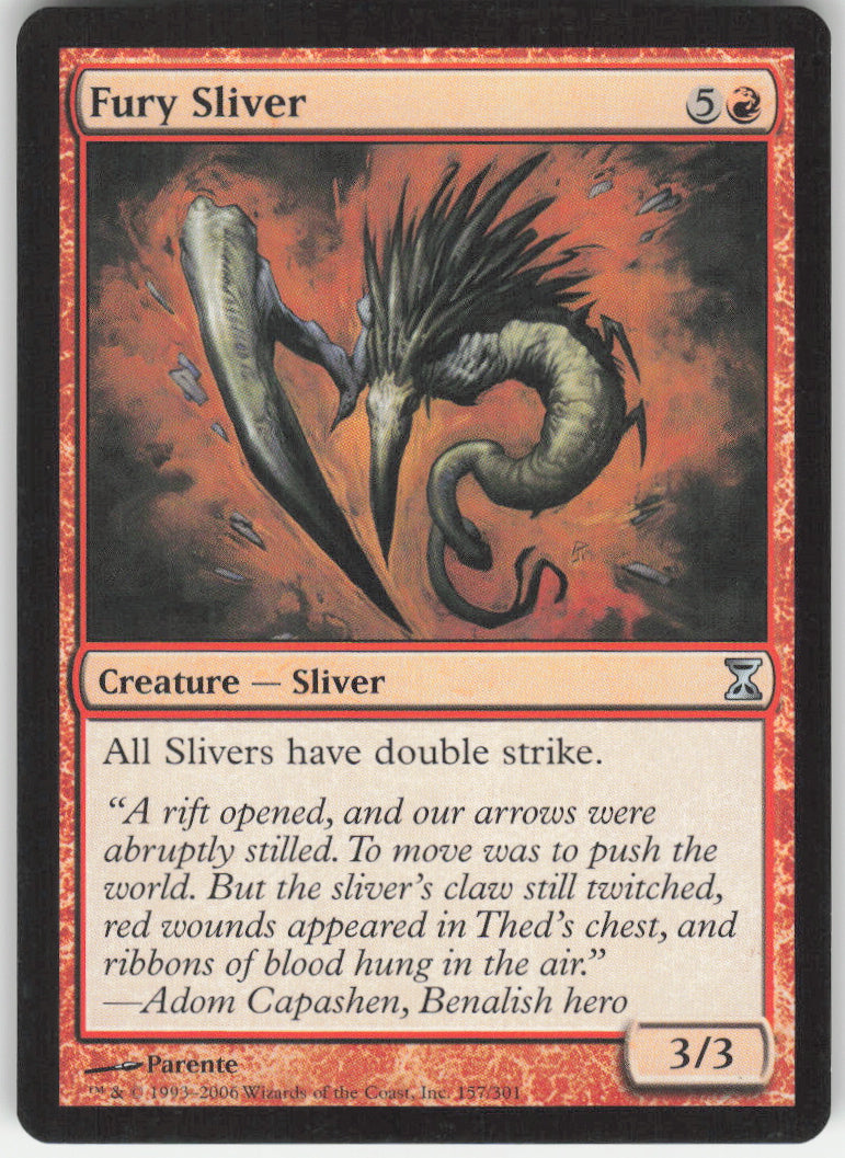Fury Sliver #157/301 Non-Foil