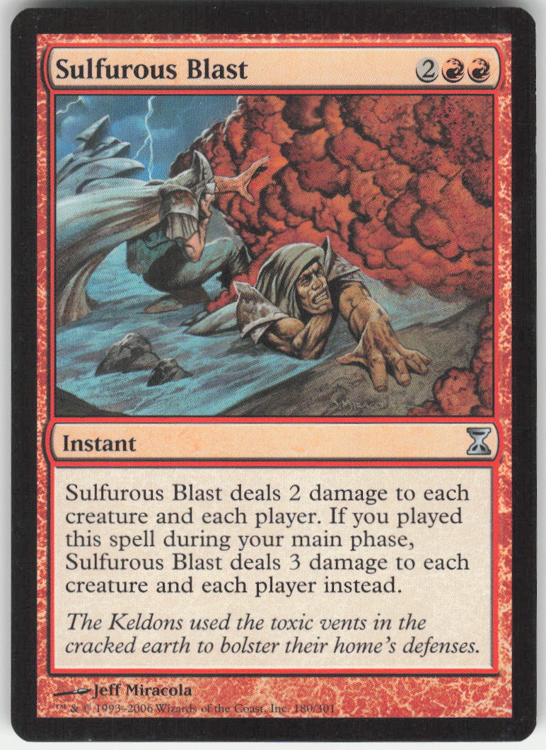 Sulfurous Blast #180/301 Non-Foil