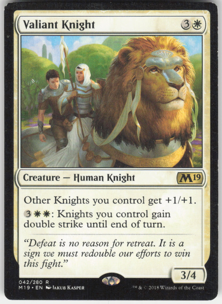 Valiant Knight #42/280 Non-Foil