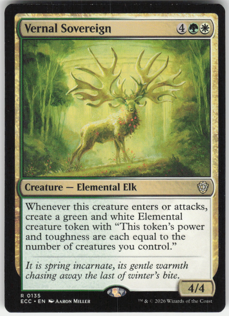 Vernal Sovereign #135 Non-Foil