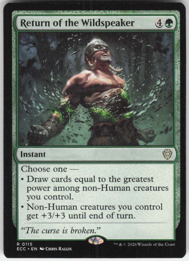 Return of the Wildspeaker #115 Non-Foil