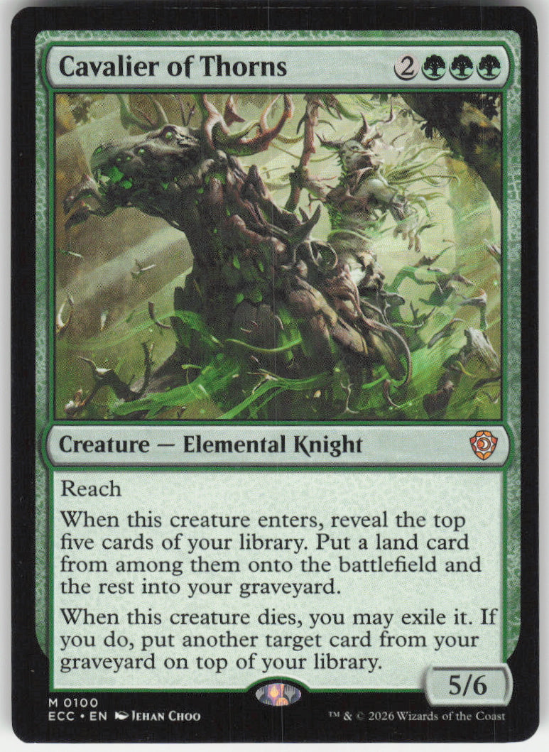 Cavalier of Thorns #100 Non-Foil