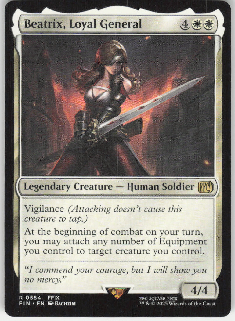 Beatrix, Loyal General #554 Non-Foil
