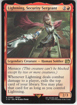 Lightning, Security Sergeant #560 Non-Foil