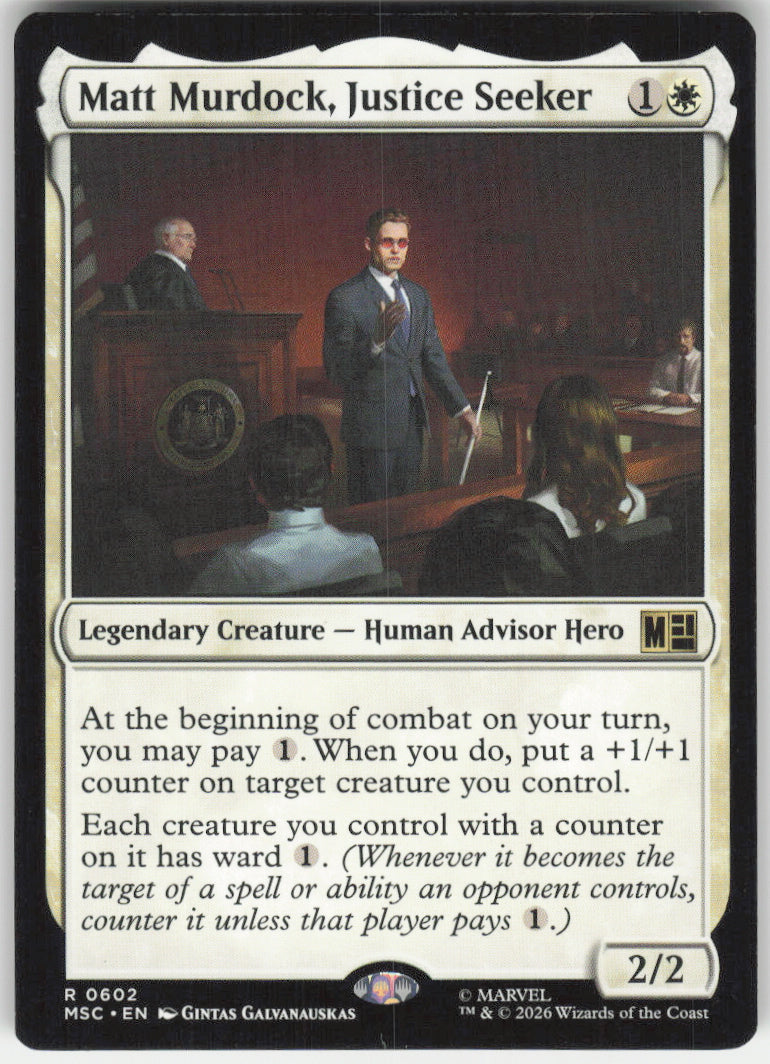 Matt Murdock, Justice Seeker #602 Non-Foil